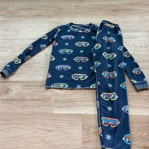 P.J. Salvage Kids Pajama Set - Navy with Colorful Goggles